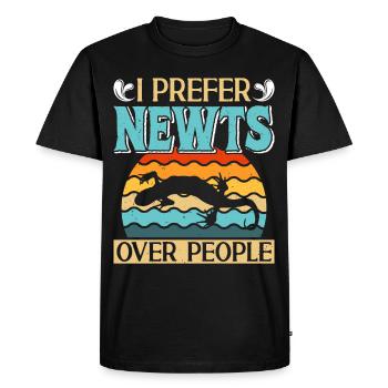 Triton - T-shirt Premium bio Homme - noir - Devant - Nico (187cm)