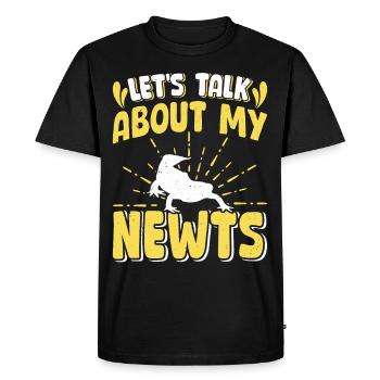 Triton - T-shirt Premium bio Homme - noir - Devant - Nico (187cm)