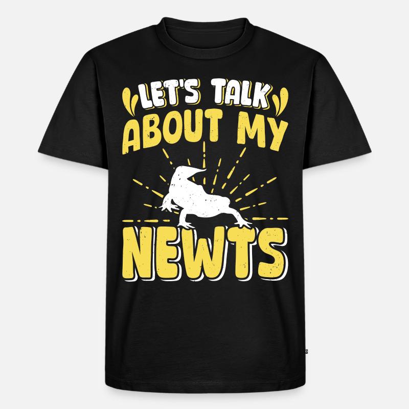 Newt - Men's Premium Organic T-Shirt - black