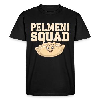 Pelmeni Russian Cuisine - Men's Premium Organic T-Shirt - black - Front - Nico (187cm)