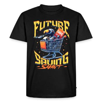 Couponing Coupon Future Saving Savant - T-shirt Premium bio Homme - noir - Devant - Nico (187cm)