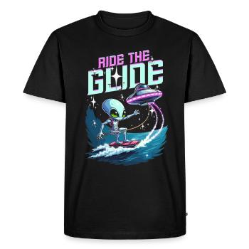 Wakeboarding Wakeboard Wakeboarder Ride The Glide - Men's Premium Organic T-Shirt - black - Front - Nico (187cm)