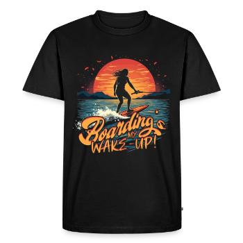 Wakeboarding Wakeboard Wakeboarder - Men's Premium Organic T-Shirt - black - Front - Nico (187cm)