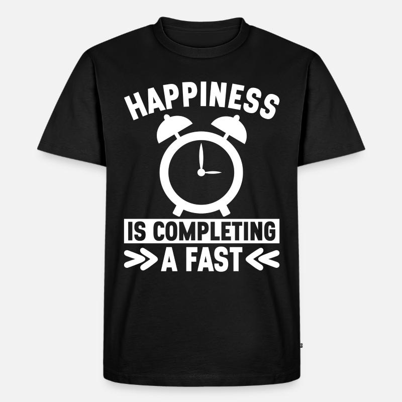 Intermittent fasting Intermittent fasting - Men's Premium Organic T-Shirt - black