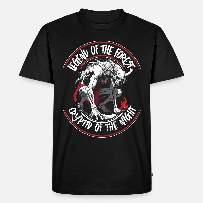 Wendigo Kryptide Cryptide - T-shirt Premium bio Homme - noir