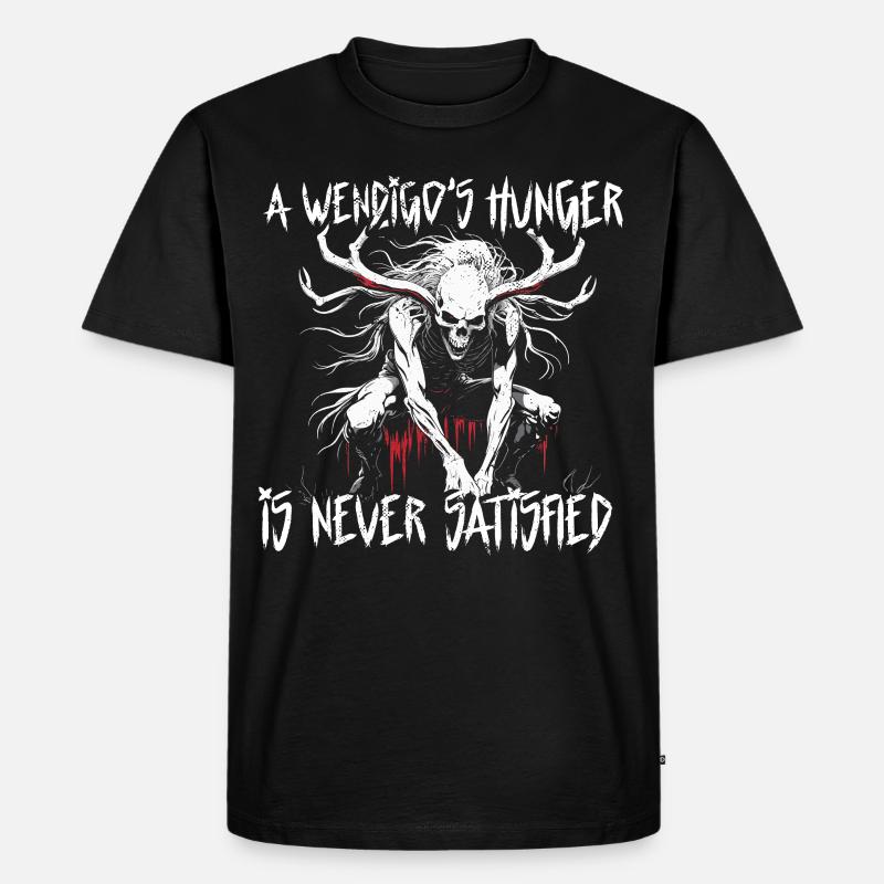 Wendigo Kryptide Cryptide - T-shirt Premium bio Homme - noir