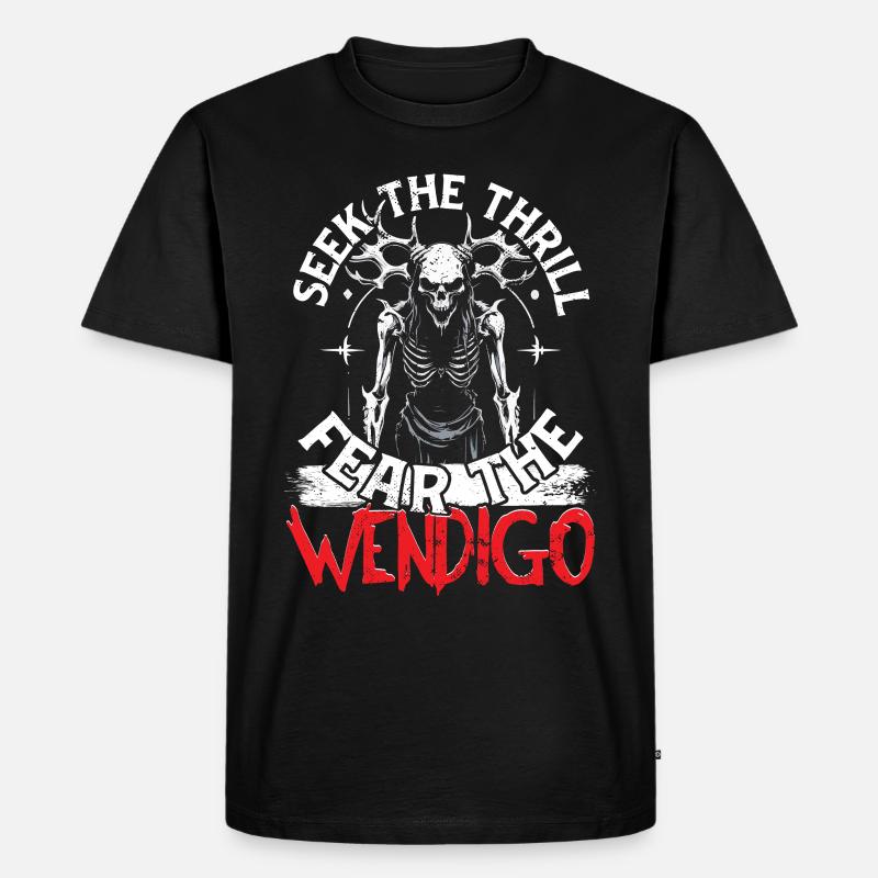 Wendigo Kryptide Cryptide - T-shirt Premium bio Homme - noir