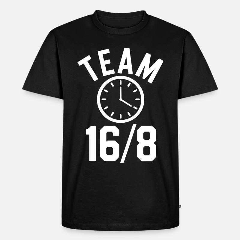 Jeûne intermittent Jeûne intermittent - T-shirt Premium bio Homme - noir