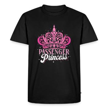 Passenger Princess Beifahrerprinzessin - Men's Premium Organic T-Shirt - black - Front - Nico (187cm)