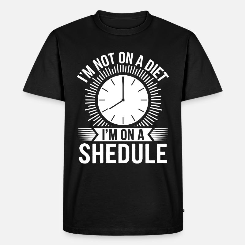 Intermittent fasting Intermittent fasting - Men's Premium Organic T-Shirt - black