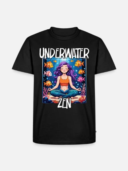 Aquarium Aquaristik - Männer Premium Bio T-Shirt - Schwarz