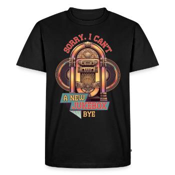 Collectionneurs de juke-box - T-shirt Premium bio Homme - noir - Devant - Nico (187cm)
