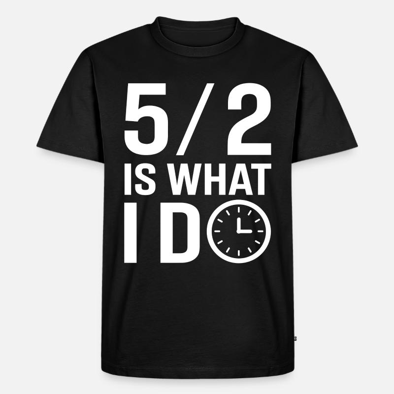 Intermittent fasting Intermittent fasting - Men's Premium Organic T-Shirt - black