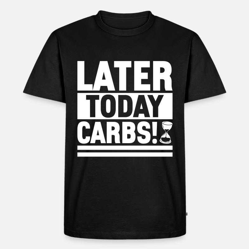 Intervallfasten Intermittierendes Fasten - Männer Premium Bio T-Shirt - Schwarz