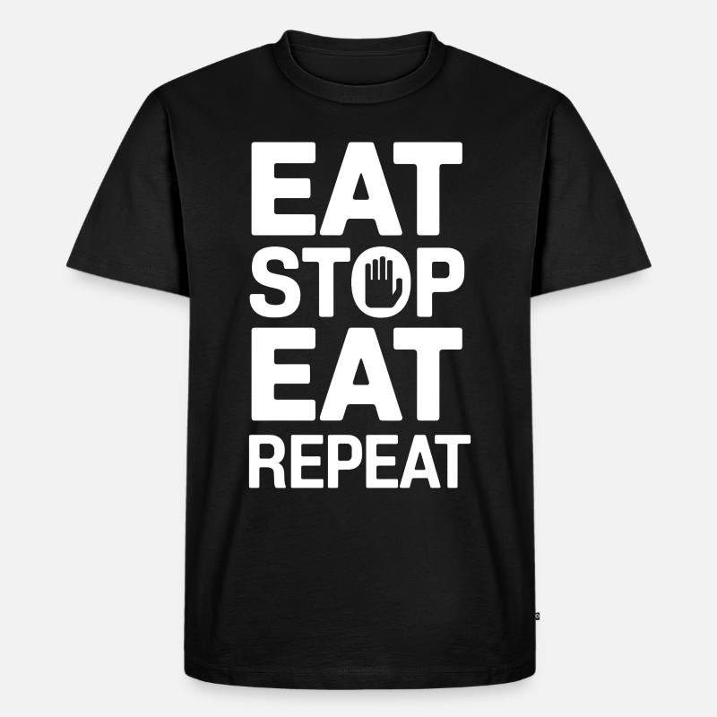 Intermittent fasting Intermittent fasting - Men's Premium Organic T-Shirt - black