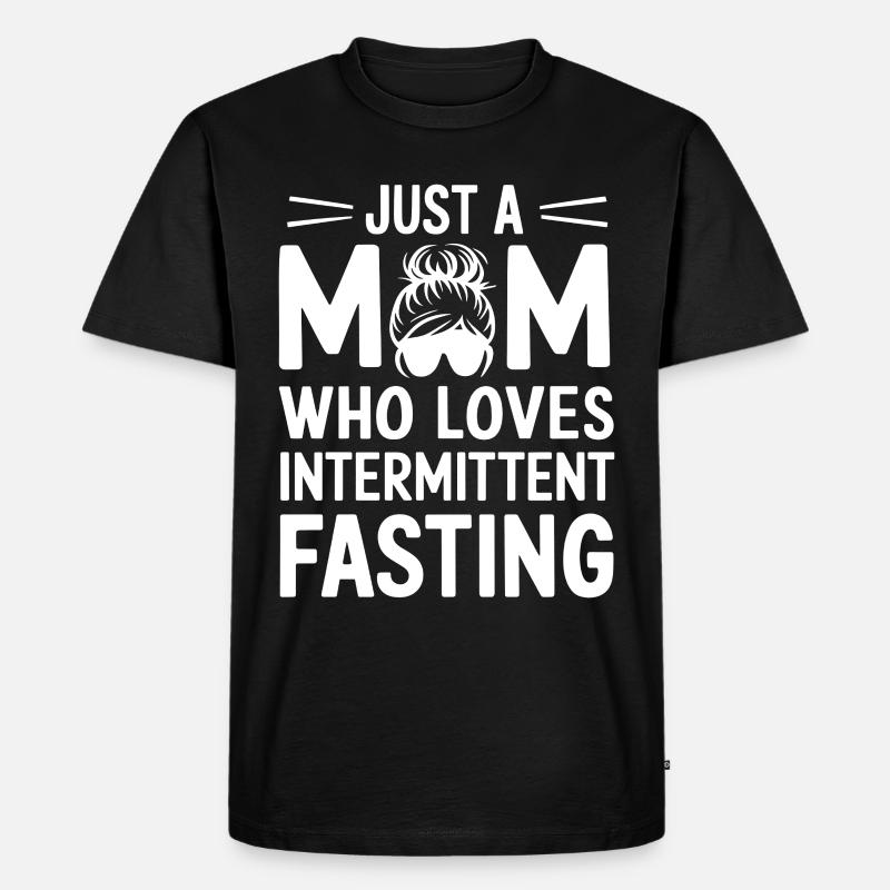 Intermittent fasting Intermittent fasting - Men's Premium Organic T-Shirt - black