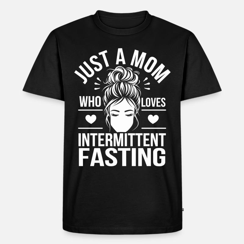 Intermittent fasting Intermittent fasting - Men's Premium Organic T-Shirt - black