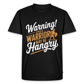 Intermittent fasting Intermittent fasting - Men's Premium Organic T-Shirt - black - Front - Nico (187cm)