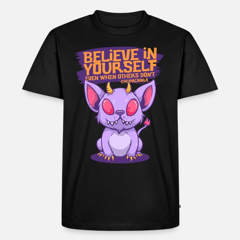 Chupacabra Kryptid Kryptozoologie - Männer Premium Bio T-Shirt - Schwarz