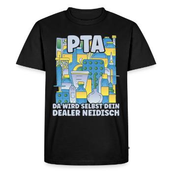 Concessionnaire PTA Envious - T-shirt Premium bio Homme - noir - Devant - Nico (187cm)