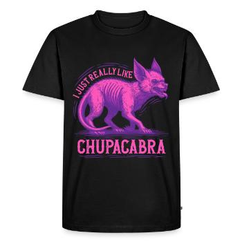 Cryptide de Chupacabra Cryptozoologie - T-shirt Premium bio Homme - noir - Devant - Nico (187cm)