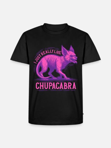 Chupacabra Kryptid Kryptozoologie - Männer Premium Bio T-Shirt - Schwarz