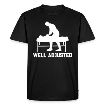 Chiropractor - Men's Premium Organic T-Shirt - black - Front - Nico (187cm)