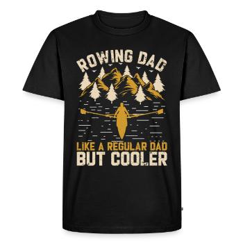 Papa gouvernail - T-shirt Premium bio Homme - noir - Devant - Nico (187cm)