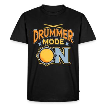 Cardio Drummer Cardio Drumming Mode Drummer activé - T-shirt Premium bio Homme - noir - Devant - Nico (187cm)