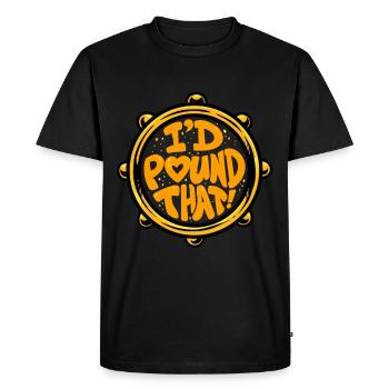 Cardio Drummer Cardio Drumming - T-shirt Premium bio Homme - noir - Devant - Nico (187cm)