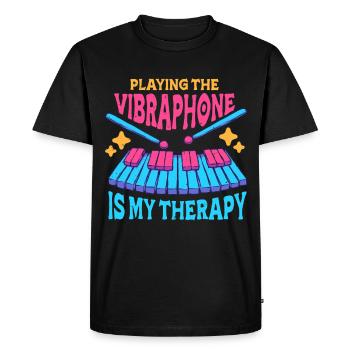 Vibraphone Marimba - Men's Premium Organic T-Shirt - black - Front - Nico (187cm)