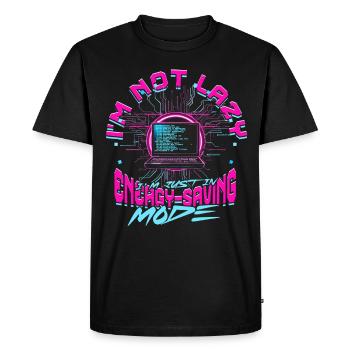 Informaticien théoricien - T-shirt Premium bio Homme - noir - Devant - Nico (187cm)