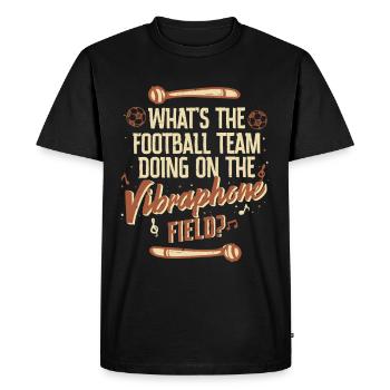 Vibraphone Marimba - T-shirt Premium bio Homme - noir - Devant - Nico (187cm)