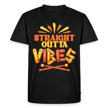 Vibraphone Marimba - T-shirt Premium bio Homme - noir - Devant - Nico (187cm)