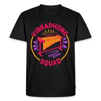 Vibraphon Marimba Vibraphone Squad - Men's Premium Organic T-Shirt - black - Front - Nico (187cm)