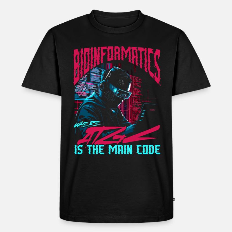 Bioinformatics Analyst Bioinformatiker - Männer Premium Bio T-Shirt - Schwarz