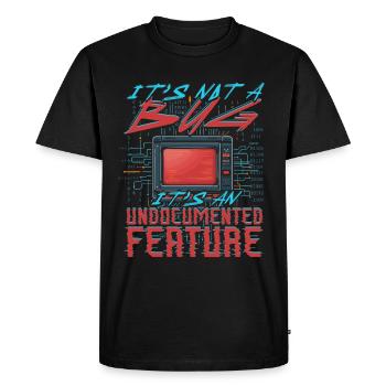 Informaticien théoricien - T-shirt Premium bio Homme - noir - Devant - Nico (187cm)