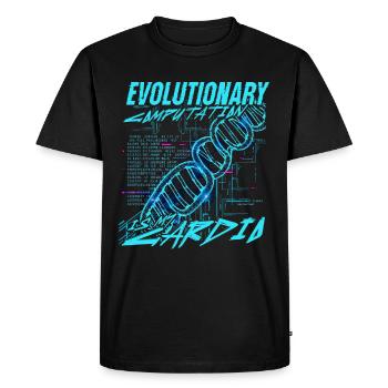 Bioinformatics Analyst - Men's Premium Organic T-Shirt - black - Front - Nico (187cm)