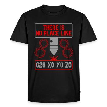 Cutting machine operator - Men's Premium Organic T-Shirt - black - Front - Nico (187cm)