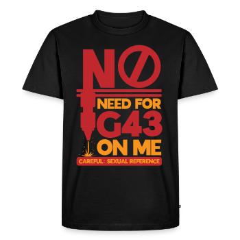 Cutting machine operator - Men's Premium Organic T-Shirt - black - Front - Nico (187cm)