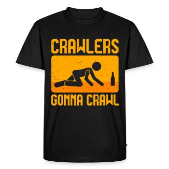 Bar Crawl Crawl Crawlers va crawler - T-shirt Premium bio Homme - noir - Devant - Nico (187cm)