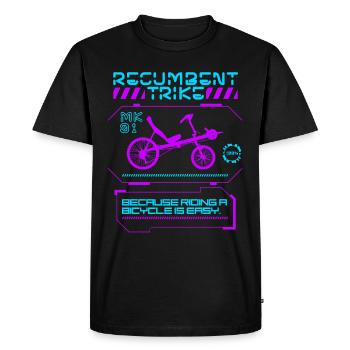 Recumbent Trike Recumbent Trike - Men's Premium Organic T-Shirt - black - Front - Nico (187cm)
