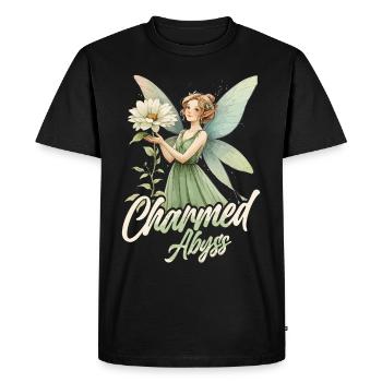Fairycore Fairy Gothic Charmed Abyss - Men's Premium Organic T-Shirt - black - Front - Nico (187cm)