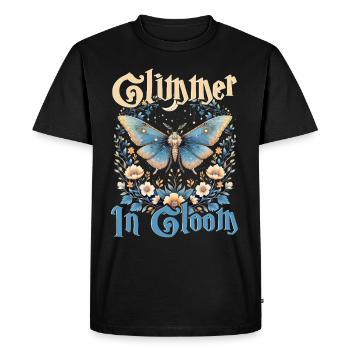 Fairycore Fairy Gothic - Men's Premium Organic T-Shirt - black - Front - Nico (187cm)