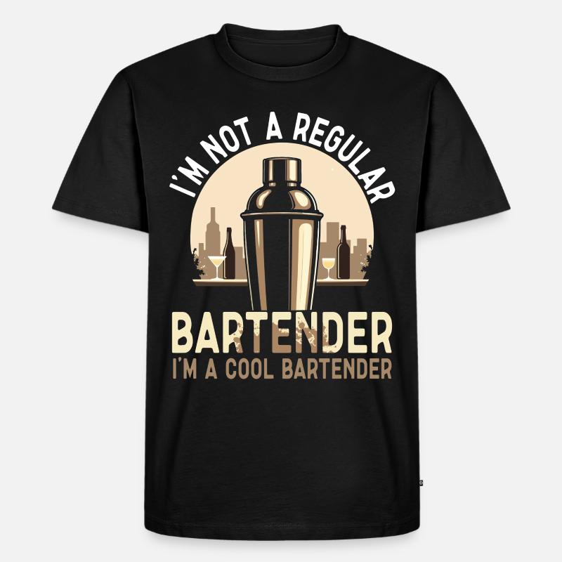 Bartender Bartender Bartending - Men's Premium Organic T-Shirt - black