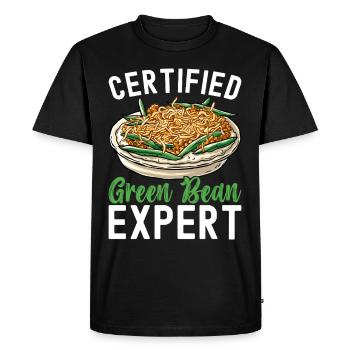 Green Bean Casserole - Men's Premium Organic T-Shirt - black - Front - Nico (187cm)