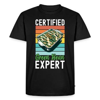 Green Bean Casserole - Men's Premium Organic T-Shirt - black - Front - Nico (187cm)