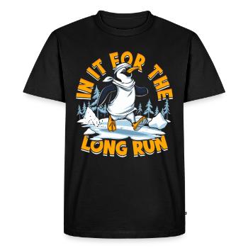 Marathon Marathon Runners In It For The Long Run - Men's Premium Organic T-Shirt - black - Front - Nico (187cm)