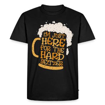 Tournée des bars Tournée des pubs - T-shirt Premium bio Homme - noir - Devant - Nico (187cm)