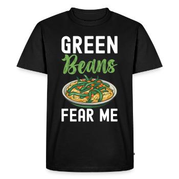 Green Bean Casserole - Men's Premium Organic T-Shirt - black - Front - Nico (187cm)